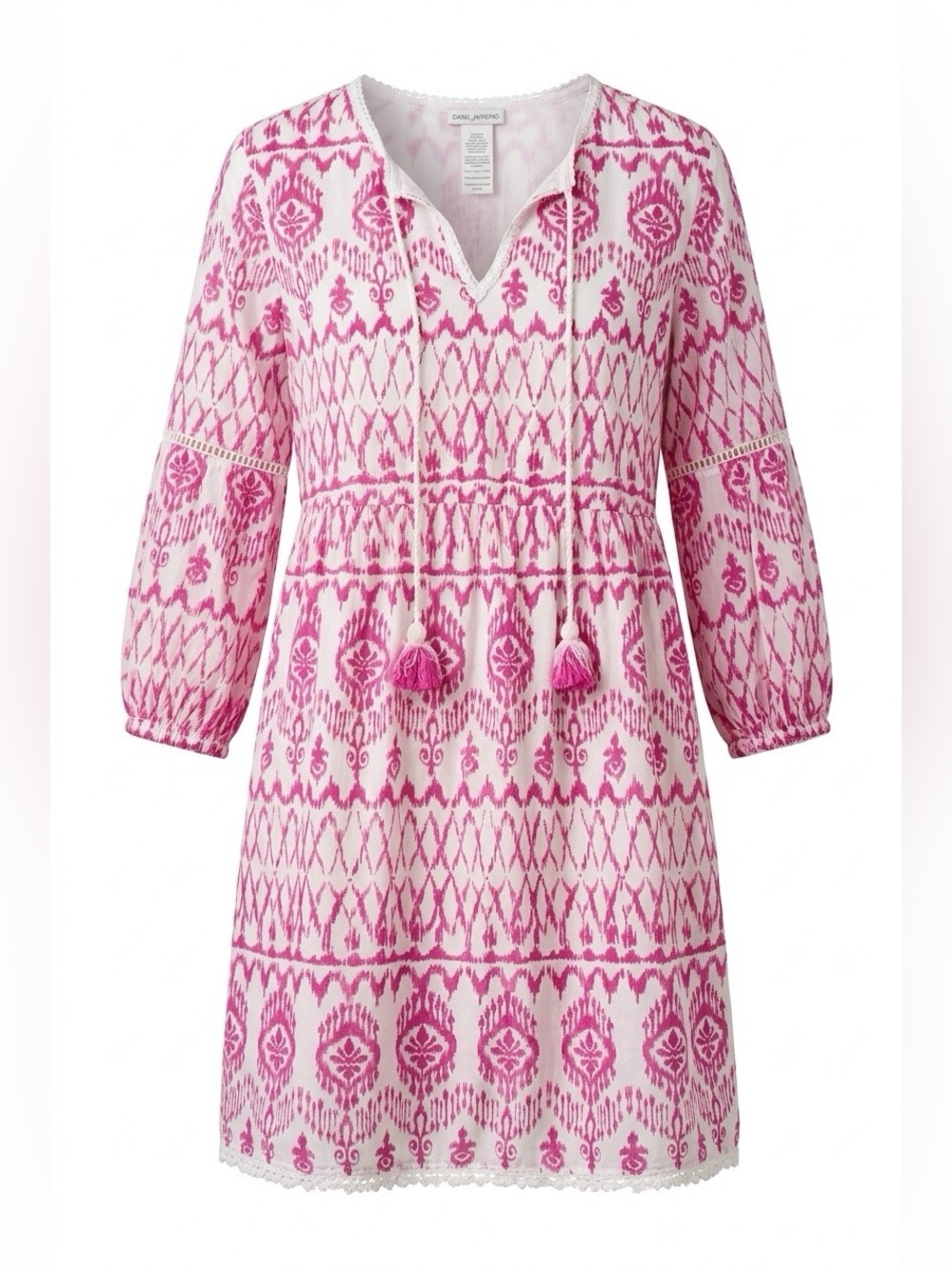 Tommy Bahama Ikat Tropics Tiered Cover-Up Dress - size Large